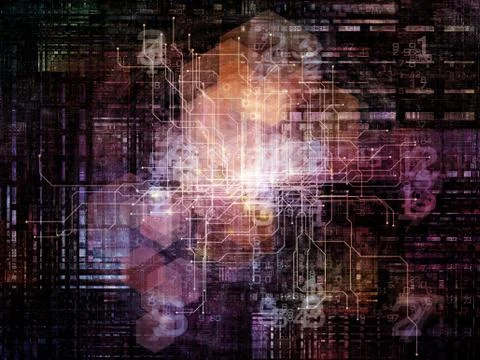 Metaphorical Network Illustrazione stock