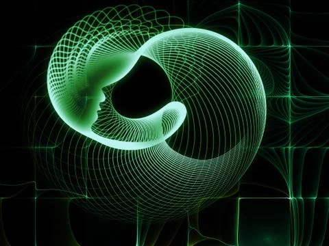Metaphorical Soul Geometry Illustrazione stock