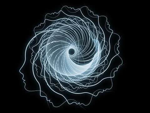 Metaphorical Soul Geometry Illustrazione stock