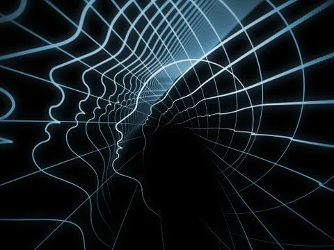 Metaphorical Soul Geometry Illustrazione stock