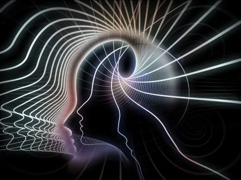Metaphorical Soul Geometry Stock Illustration