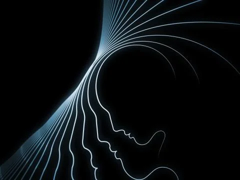 Metaphorical Soul Geometry Stock Illustration