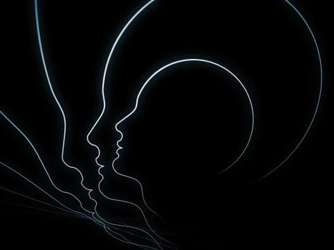 Metaphorical Soul Geometry Stock Illustration