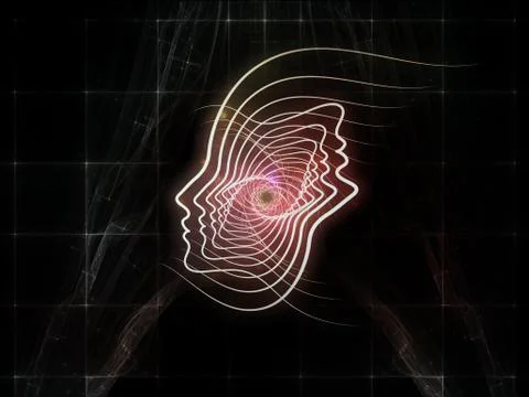 Metaphorical Soul Geometry Stock Illustration