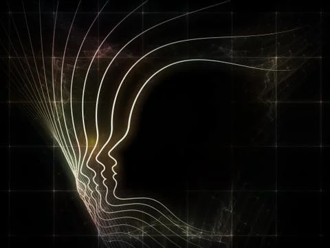 Metaphorical Soul Geometry Stock Illustration