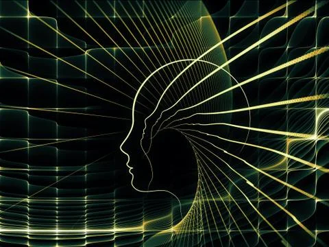 Metaphorical Soul Geometry Stock Illustration