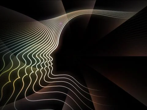 Metaphorical Soul Geometry Stock Illustration