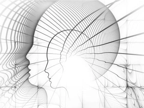 Metaphorical Soul Geometry 스톡 일러스트