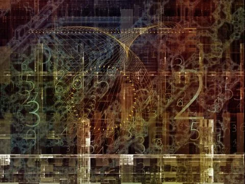 Metaphorical Technology Links 스톡 일러스트