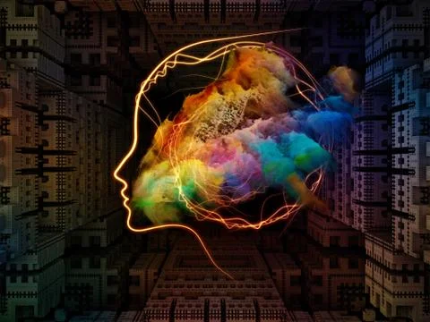 Metaphorical Thought Patterns Stock Illustration