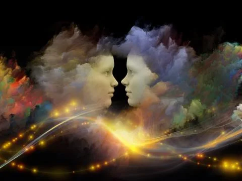 Metaphorical Unity Illustrazione stock
