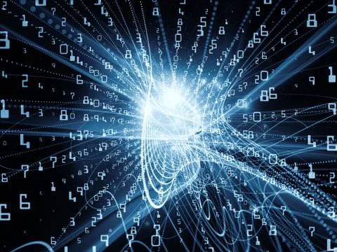 Metaphorical Wave Particle 스톡 일러스트