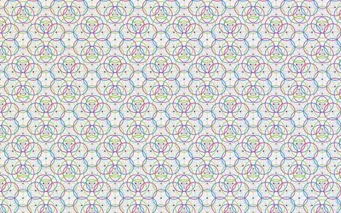 Metatron Cube Derivative Abstract Geometric Pattern Background Stock Illustration