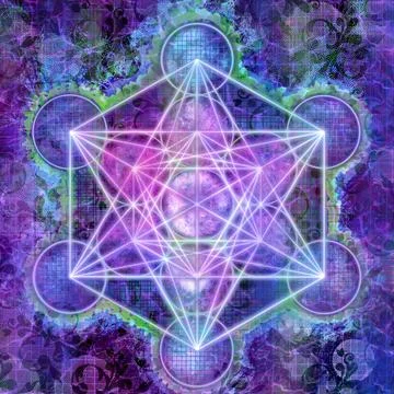 Metatron’s Cube Stock Illustration