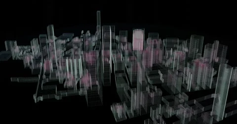 Metaverse Digital Background v3 Stock Footage 211113674