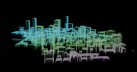 Metaverse Digital Background v4 Stock Footage 211113525