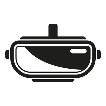 Metaverse glasses icon simple vector. Vr reality Stock Illustration