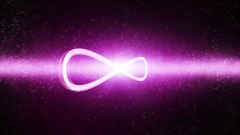 Metaverse infinity symbol looped cyberspace animation Stock Footage 338407341