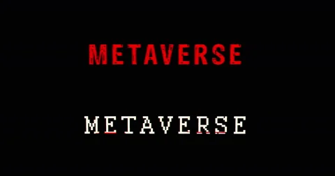 Metaverse modern glitch concept animation Stock Footage 230166271