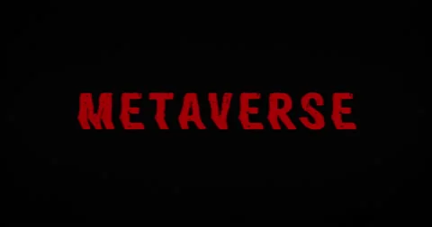 Metaverse modern glitch concept animation Stock Footage 230167294
