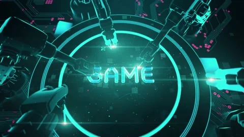 Metaverse News with digital technology hitech concept Video stock 211357042