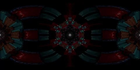 Metaverse ready VR 360 mandala in sacred geometry format, equirectangular Stock Footage 335674497
