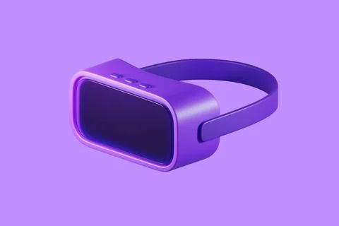 Metaverse technology concept. 3d render virtual reality goggles. VR glasses Stock Illustration
