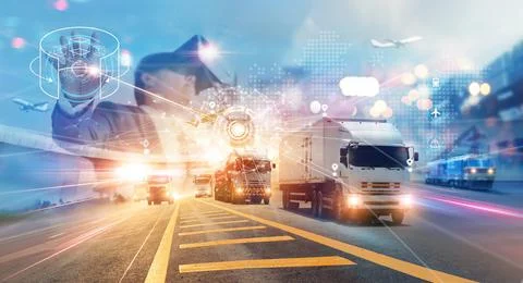 Metaverse Technology. Manager engineer use VR virtual reality goggle analyzing 库存照片