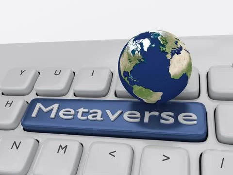Metaverse - virtual reality concept Stock Illustration