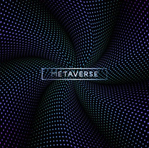 Metaverse. virtual space. Futuristic technology digital high tech concept Stock Illustration