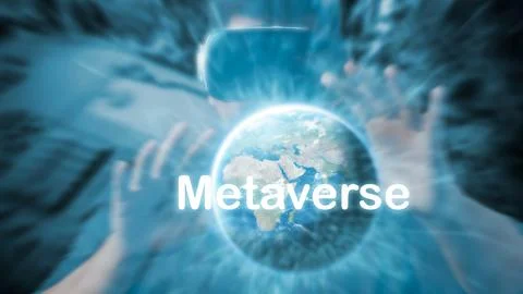 Metaverse virtual world, metaverse digital world intelligent futuristic int.. Stock Photos