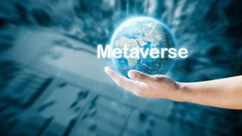 Metaverse virtual world, metaverse digital world intelligent futuristic int.. Stock Photos