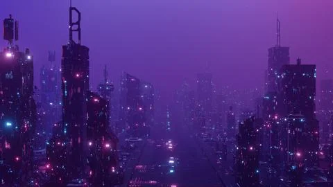 Metaverse VR Virtual Reality Big Data Connection Technology. Smart City And D 스톡 일러스트
