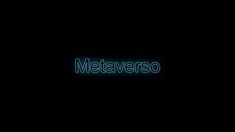 Metaverso, Written in Neon with Flicker Effect. Stock Footage 244865821