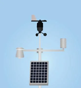 Meteo station Stock Illustration