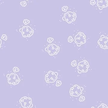 Meteor asteroid color icon vector flat illustration 스톡 일러스트