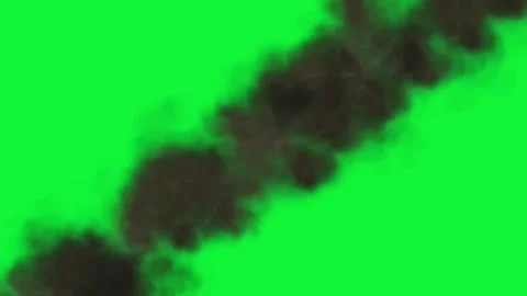 Meteor Asteroid Fireball Fast Falling Animation Green Screen Background Stock Footage 302941218