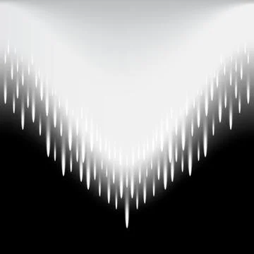 The meteor beam moves as an arrow vector abstract Stock Illustration