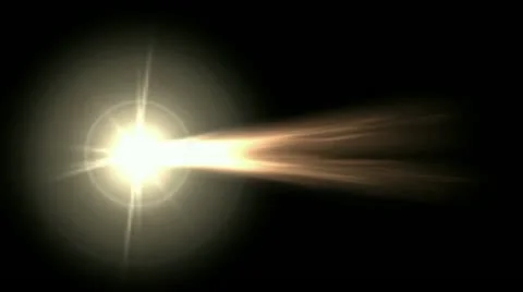 Meteor comet with fireball flying in star space. Stock Footage 20449354