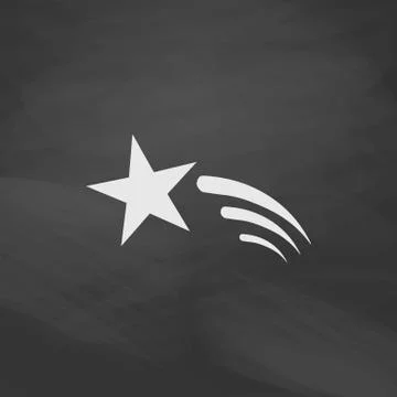 Meteor computer symbol 스톡 일러스트