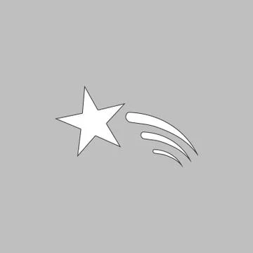 Meteor computer symbol Stock Illustration