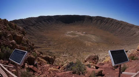 Meteor Crater 3693 Stock Footage 31907234