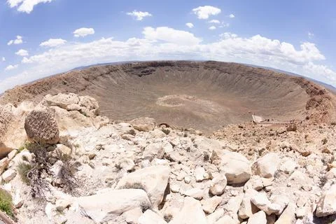 Meteor Crater 스톡 사진