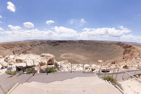 Meteor Crater Stock Photos