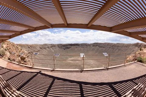 Meteor Crater Stock Photos