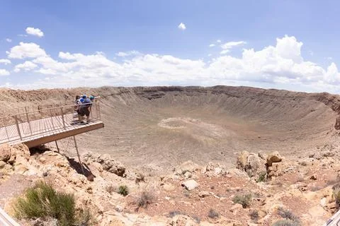 Meteor Crater 스톡 사진