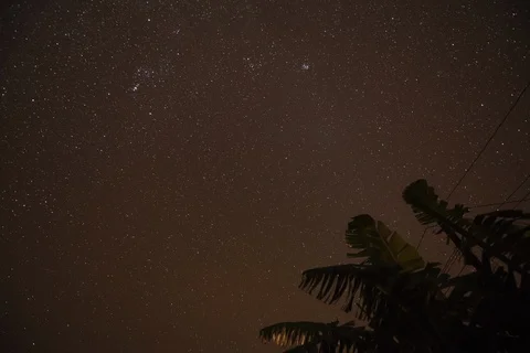 Meteor disintegration with smoke cloud - 6K Time lapse Stock Footage 105045057