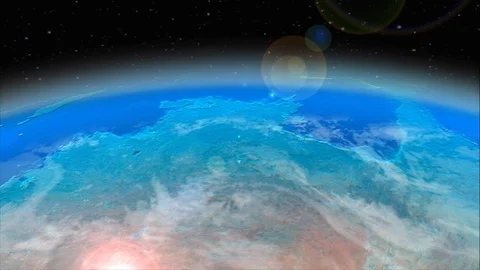 Meteor on earth Stock Footage 111148761