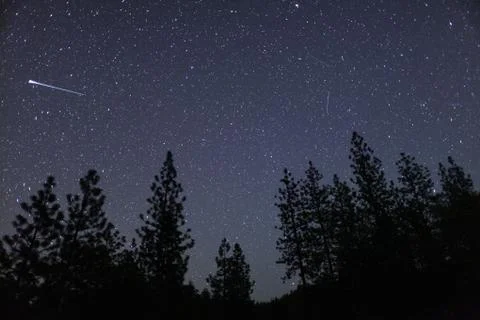 Meteor fireball Stock Photos