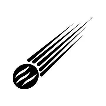 Meteor logo Stock Illustration